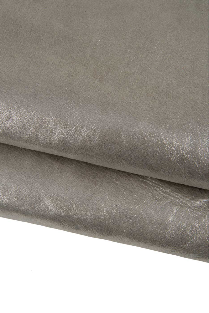 BOUNDLE of 4 grey steelmetal leather...