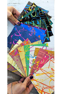 10 Ritagli colori vivaci e...