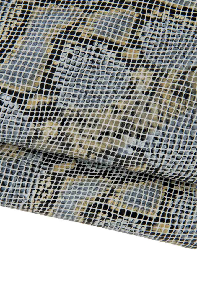 Lotto di 3 pelli GRIGIE, pellame...