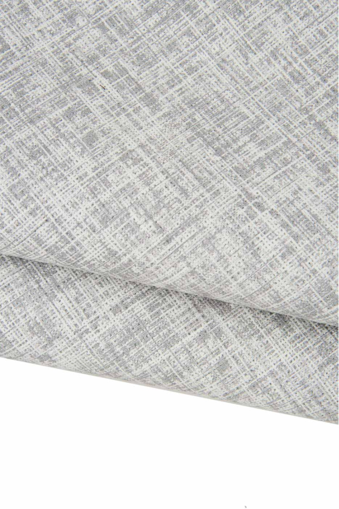 Lotto di 3 pelli GRIGIE, pellame...