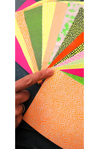 10 Ritagli colori FLUO,... 2