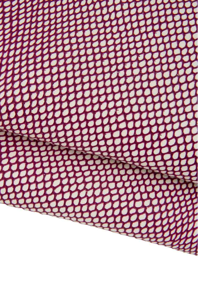 Set of 2 dark RED leather skins,...