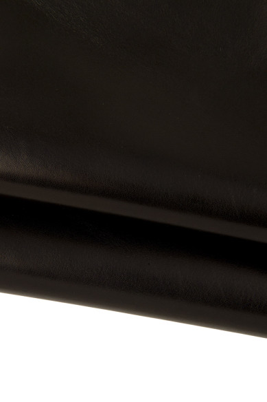 SET di 2 pelli nero acciaio, nappa liscia e capra laminata stampa leopardo per hobbisti