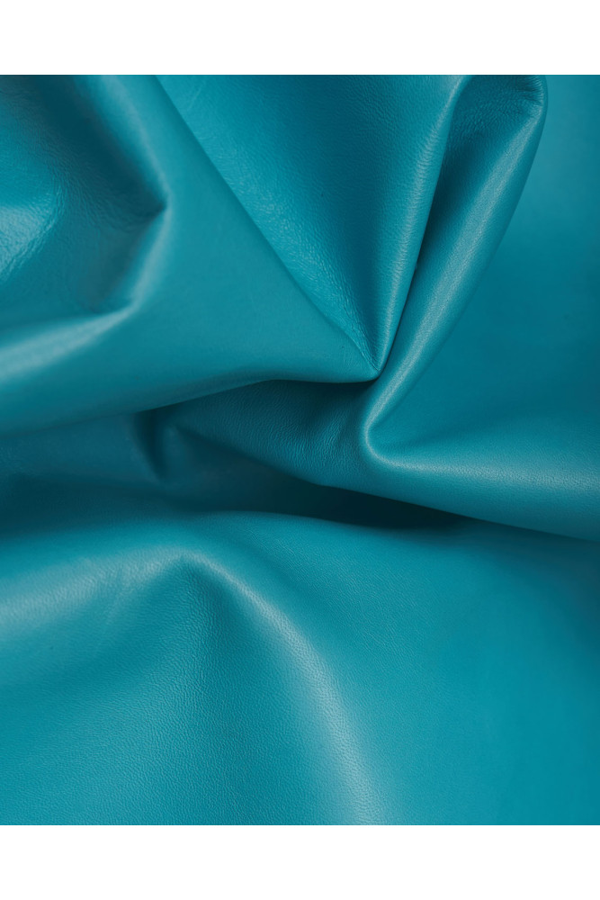 Light blue NAPPA leather skin, glossy...