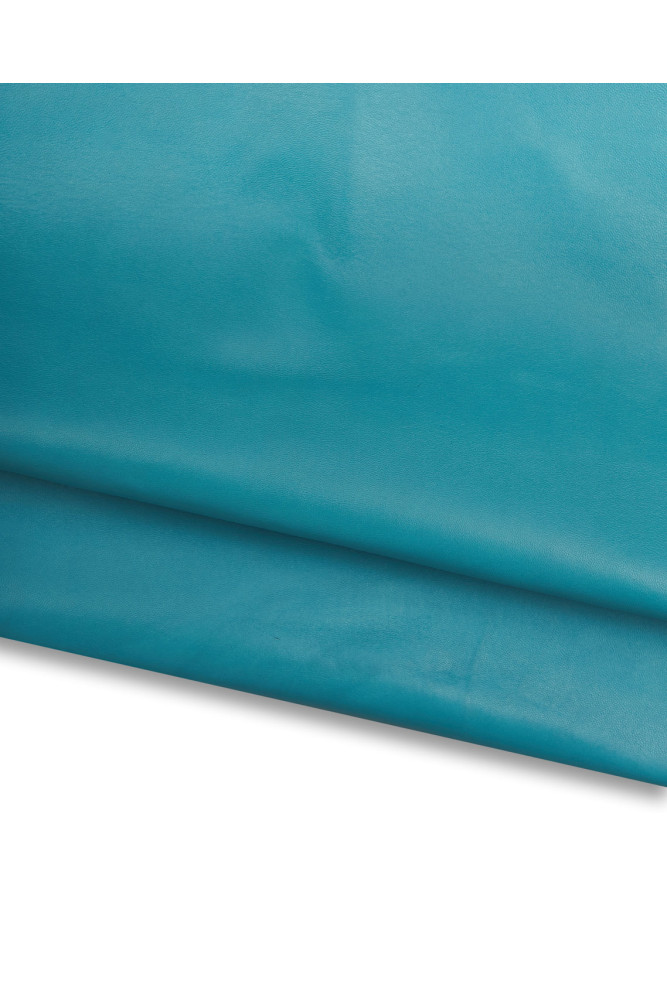 Light blue NAPPA leather skin, glossy...