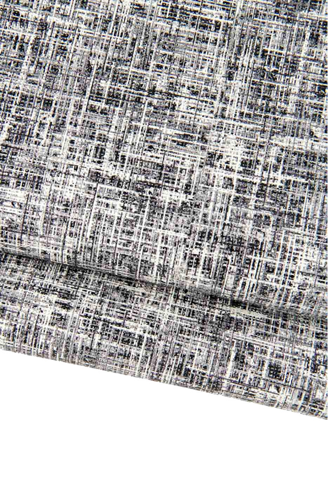 2 GREY matching skins, smooth cowhide...