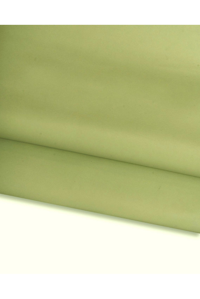 Pastel light green NAPPA leather...