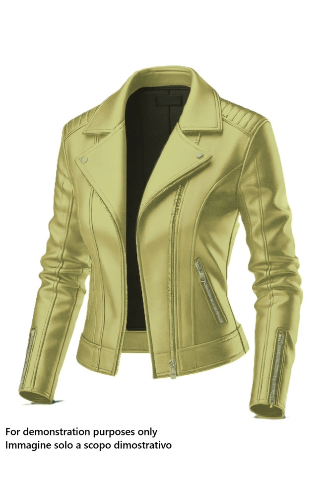 Pastel light green NAPPA leather...