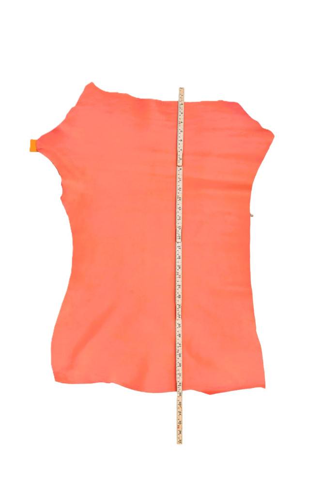 Pelle NAPPA rosa salmone, pellame...