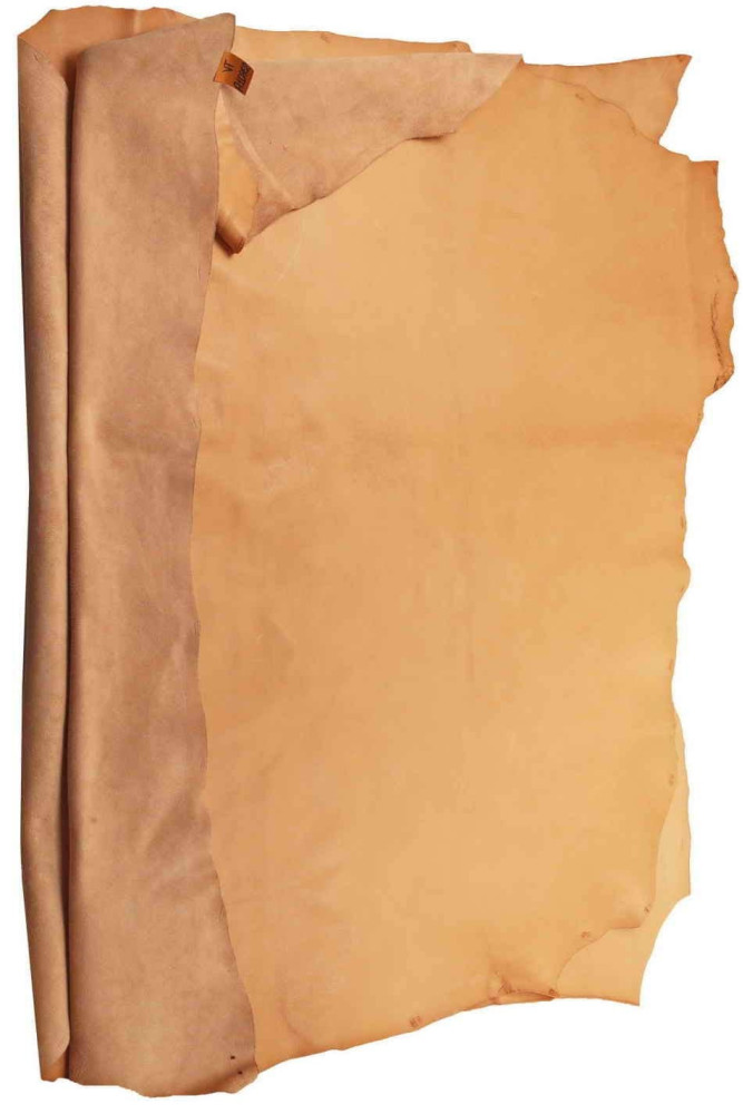 BEIGE VACHETTA leather hide, super...