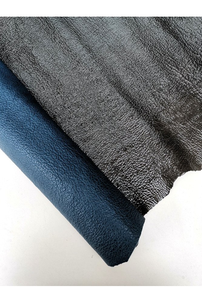 Pelle NAPLAK GRIGIO  double face,...