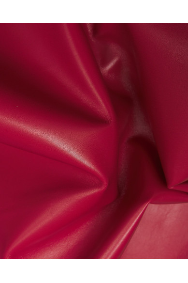 Pelle liscia fuxia, bluette, verde, rosso scuro, pellame di nappa morbida tinta unita per artigianato