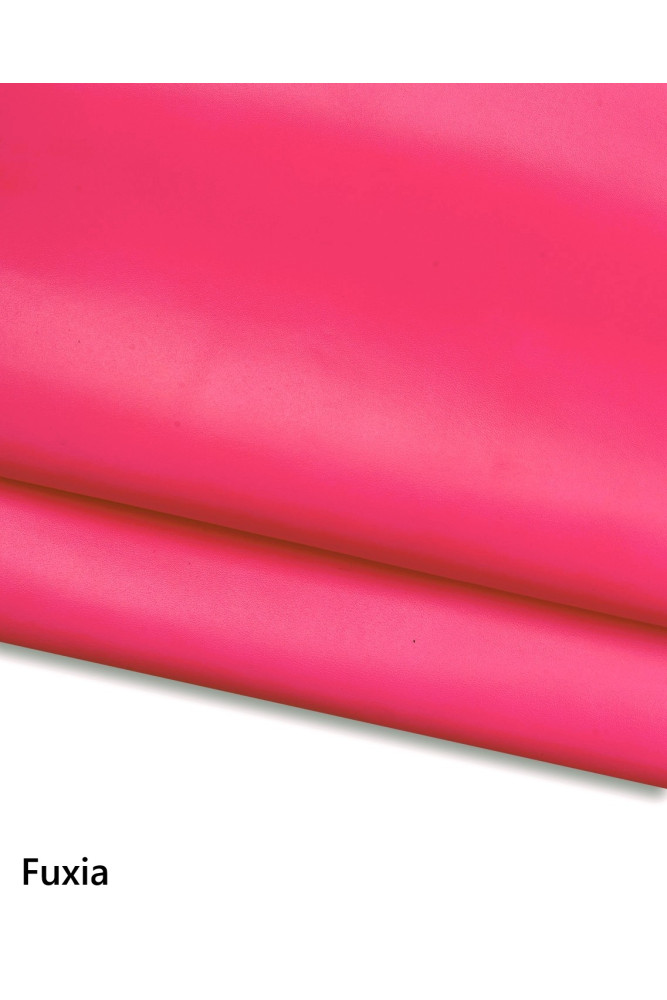 Pelle liscia fuxia, bluette, verde,...