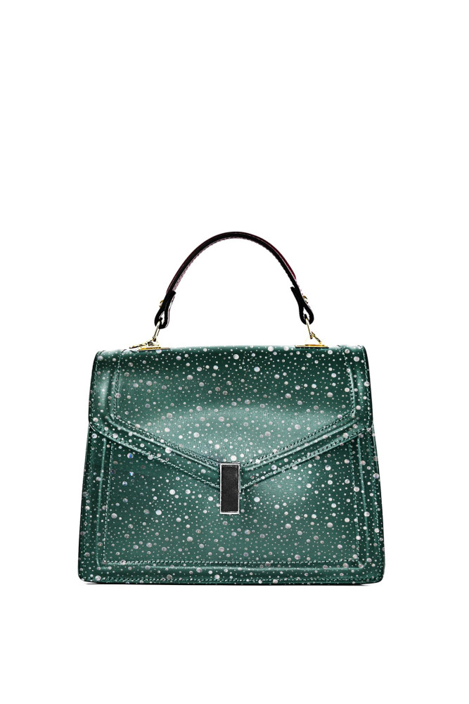 Lotto di 2 pelli tono VERDE, nappa...