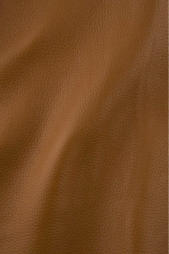 Tan GRAINY leather hide, brown PEBBLE...