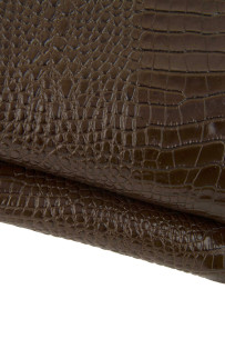 Brown CROCODILE printed...