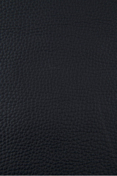 Pellame nero GRANA dollaro grande, vitello sportivo morbido, pelle nera semi lucida alto spessore 1.8 - 2.0 mm