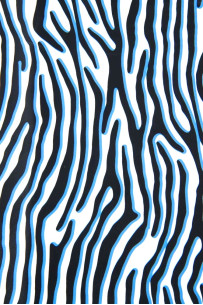 Blue black ZEBRA textured... 2