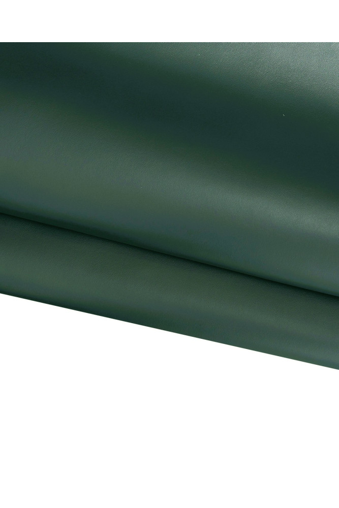 Vitello LISCIO verde scuro, pellame...