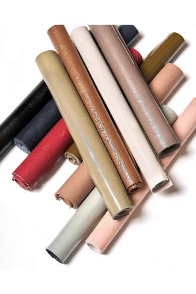 NAPLAK PATENT Leather scraps in assorted colors, 10 random smooth and pebble solid tones  10x8" / 25x20 cm