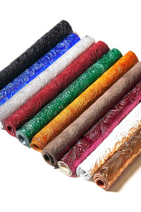 CHARRO embossed leather...