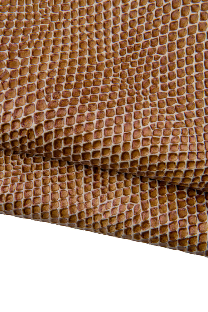 Set of 2 selected leather hides as...