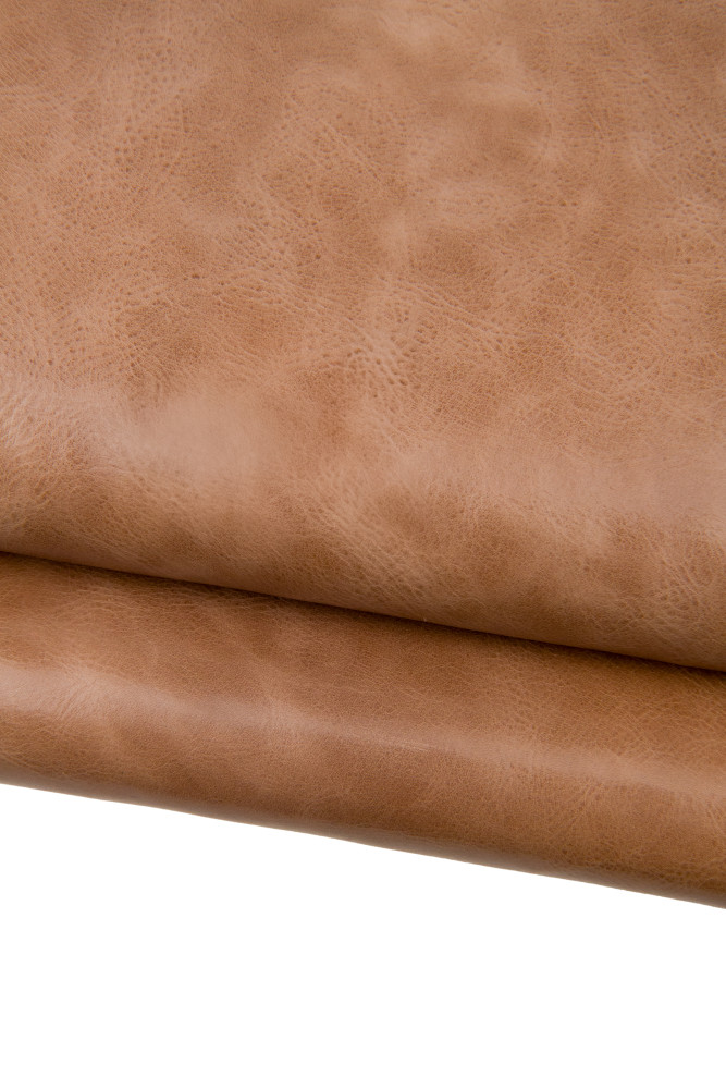 Set of 2 selected leather hides as...