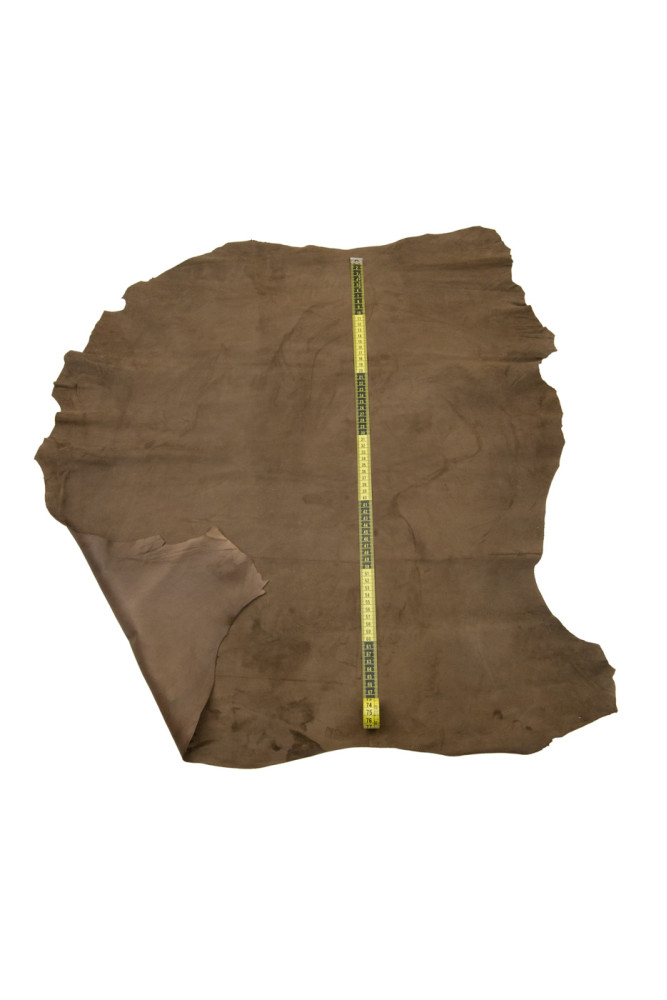 LOTTO 3 pellami CAMOSCIO marrone,...