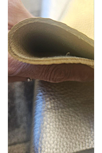 Scampoli di vera pelle, vitello stampa grana dollaro, laminati oro e argento, mano morbida 40x40 cm  spessore 1.5-1.6 mm