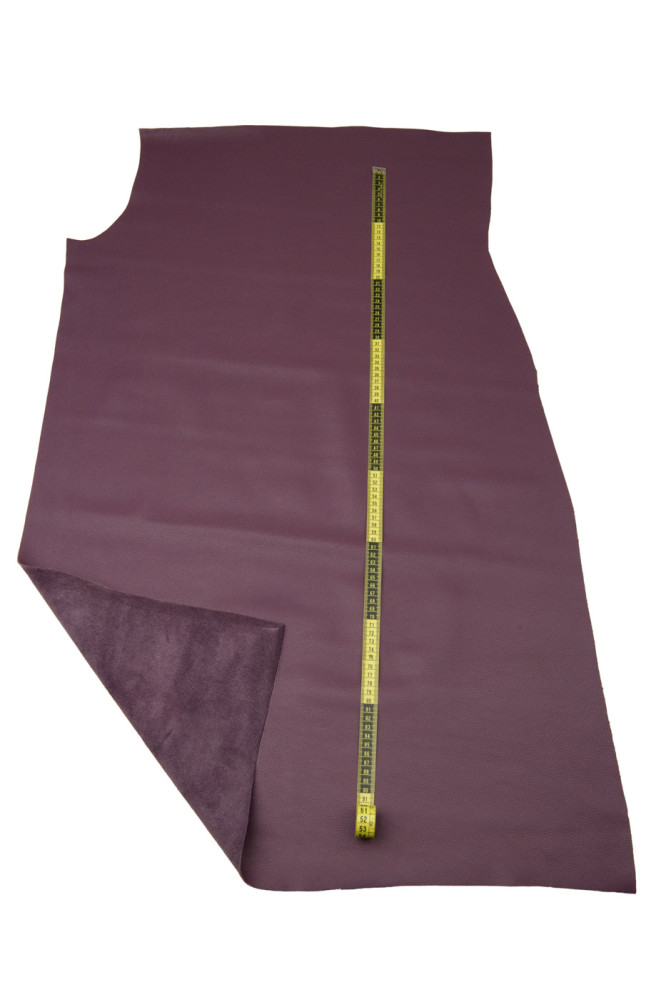 Pellame VIOLA con grana dollaro...