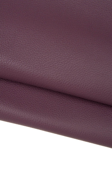 Pellame VIOLA con grana dollaro piccola, vitello morbido sportivo, pelle 1.4 - 1.5 mm per artigiani