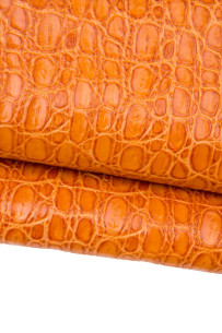 Orange tan CROCODILE...