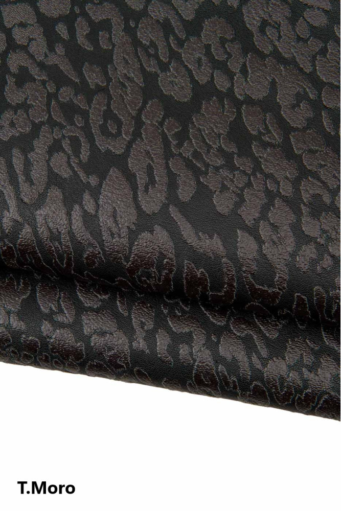 LEOPARD printed LEATHER skin, animal...