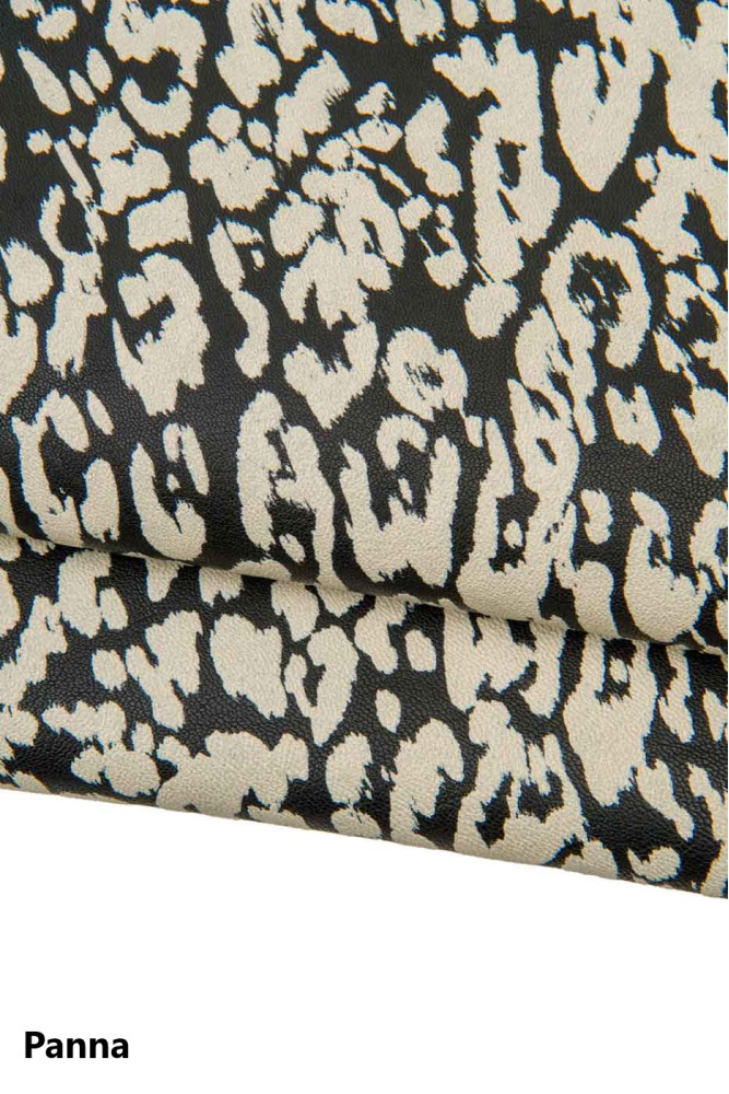 LEOPARD printed LEATHER skin, animal...