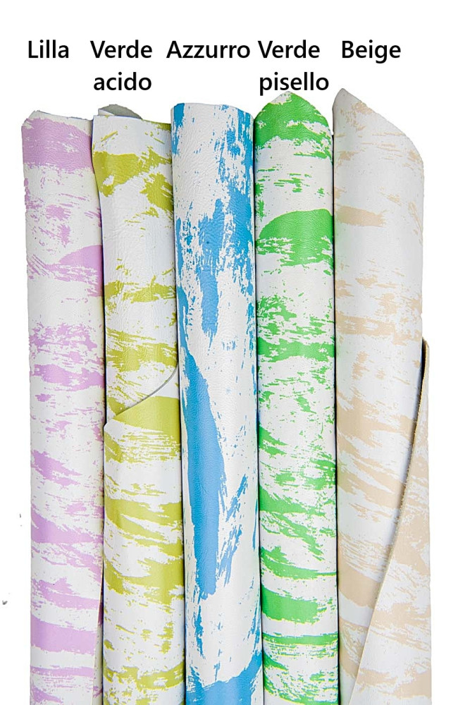 PELLAME bianco STAMPATO effetto...