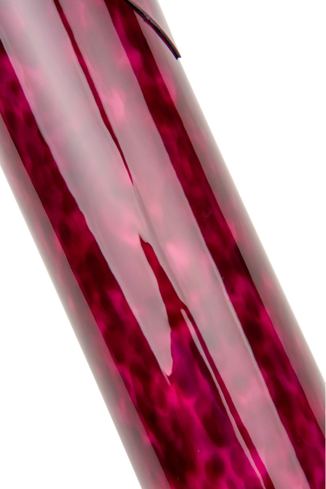 FUCHSIA - burgundy SPOTTED patent...