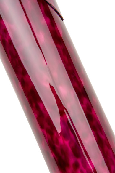 VERNICE MACULATA fuxia/bordeaux, pelle di vitello lucida, pellame verniciato stampato per artigiani