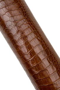 Brown CROCODILE embossed... 2