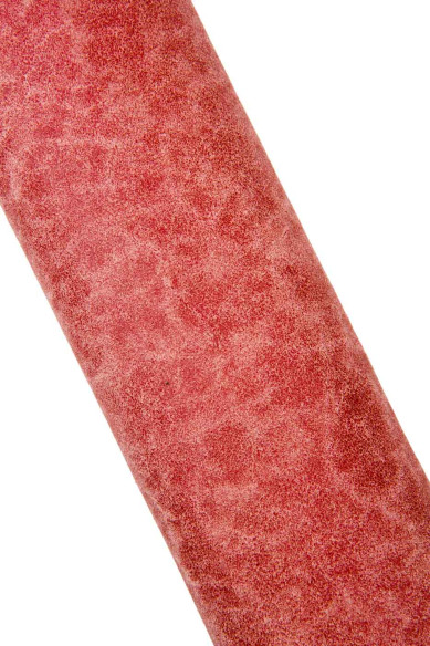 Pelle super VINTAGE bordeaux, vitello scamosciato INVECCHIATO, pellame effetto stropicciato morbido