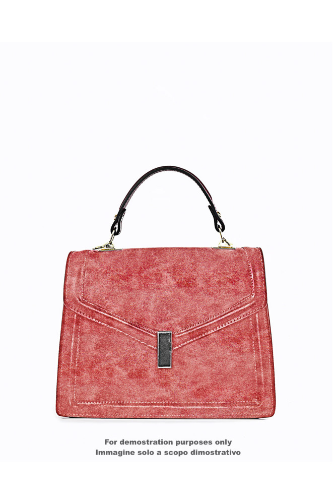 Pelle super VINTAGE bordeaux, vitello...