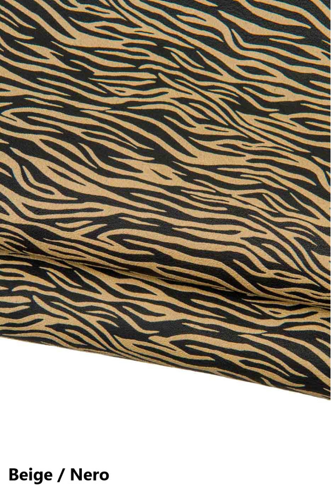 Pelle stampa ZEBRA, capra motivo...