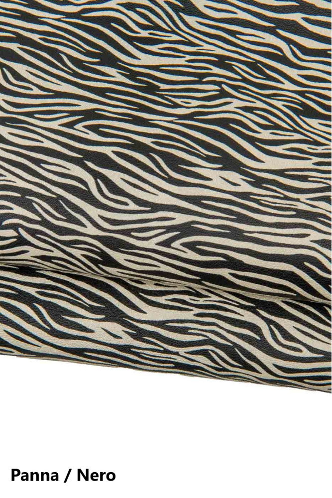 Pelle stampa ZEBRA, capra motivo...