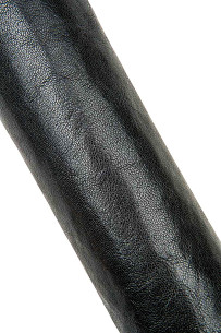 Black GLOSSY goatskin hide,... 2