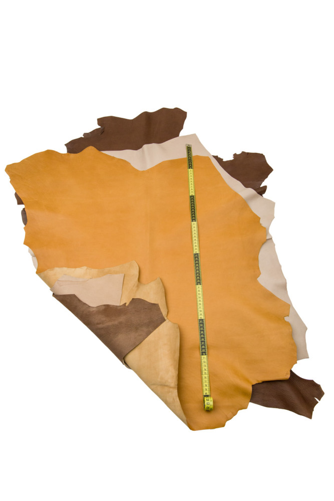 Bundle of 3 combined leather skins -...