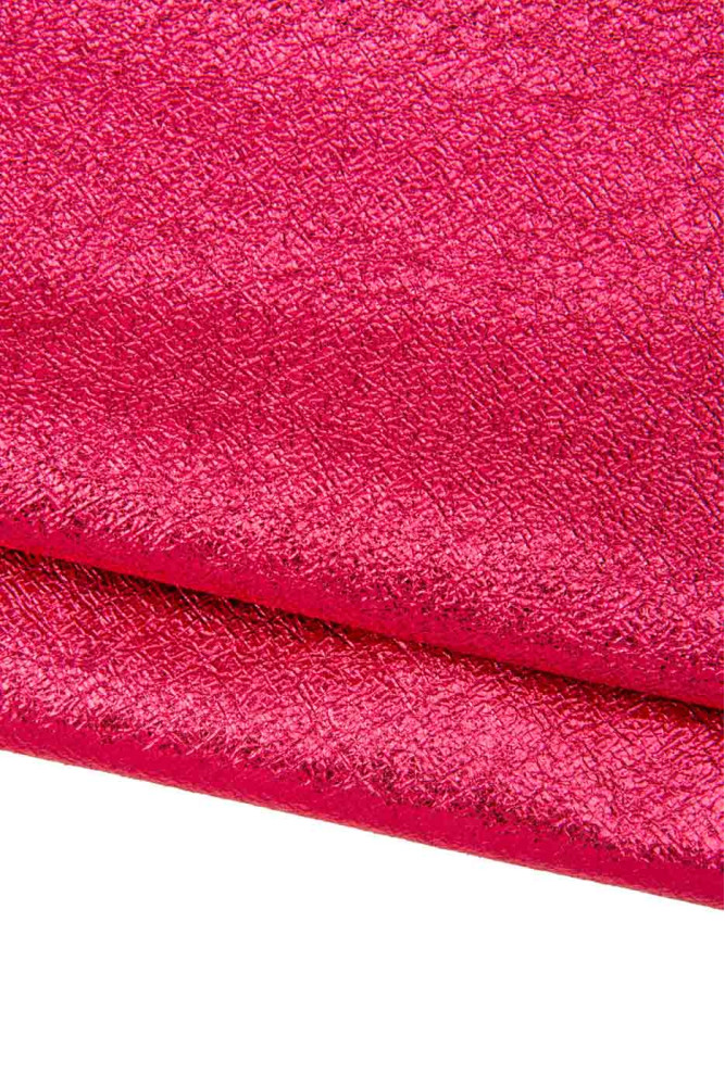 Pelle LAMINATA rossa, capra...