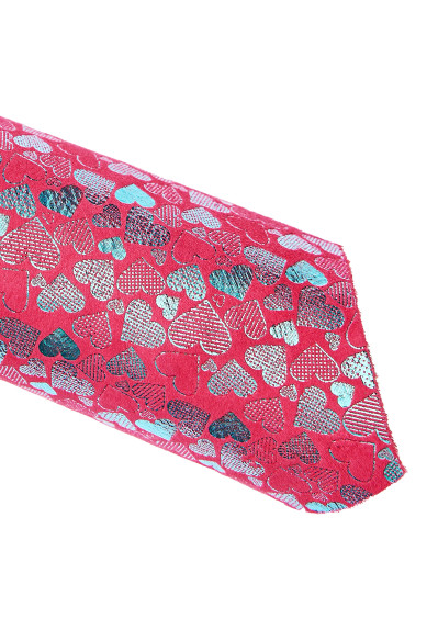 Pelle rossa turchese stampa CUORI, pellame scamosciato laminato, camoscio su capra metallizzato stampato, morbido, luminoso