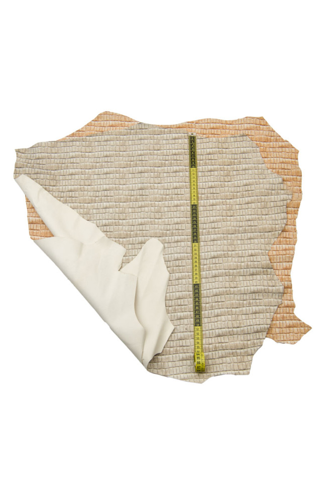 CROCODILE printed leather skin,...