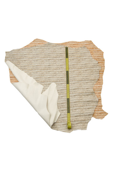 CROCODILE printed leather skin, ANIMAL pattern suede goatskin, soft hide for diy creations