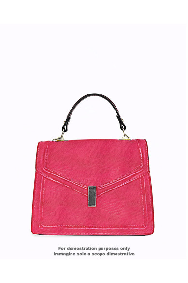 Fuchsia LIZARD embossed leather skin, deep pink GLOSSY goatskin, reptile printed shaded hide for hobbyists