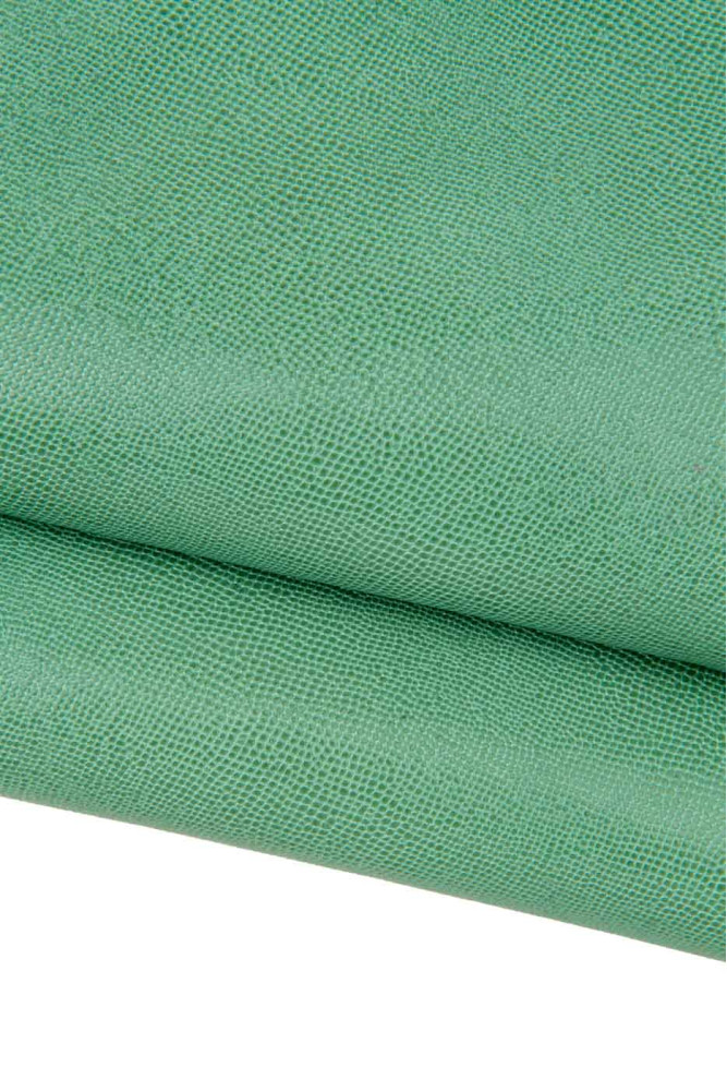 Sage green leather skin, REPTILE...